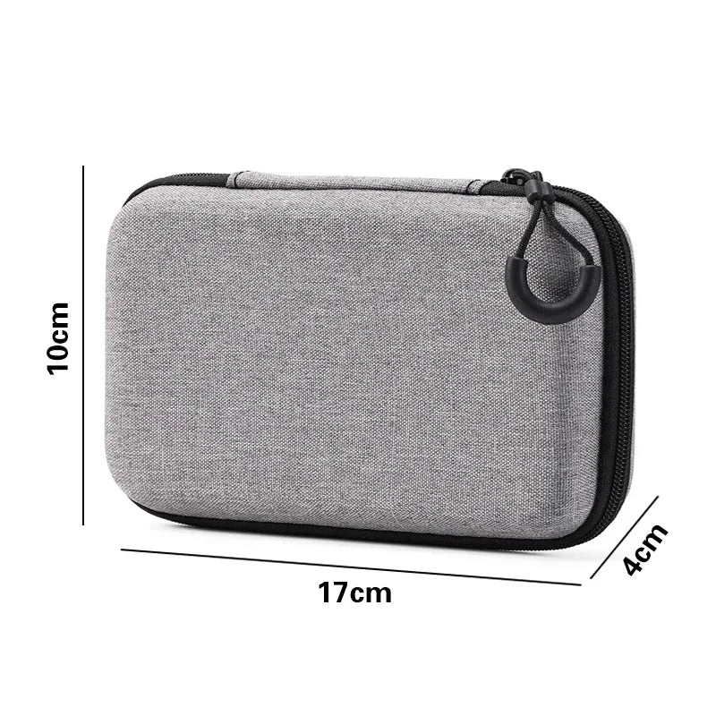 EVA Hard Shell Electronics Organizer Travel Case | Zipper Pouch