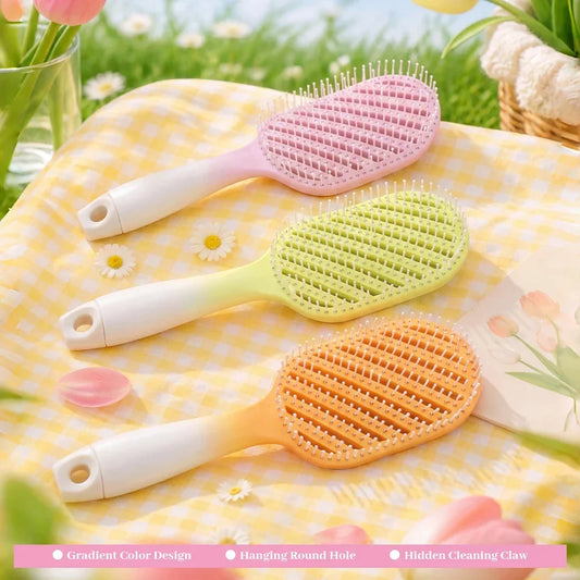 Hollow Out Detangling Hair Brush – Scalp Massage Comb Dry & Wet Detangling Hair Brush Oasis Select