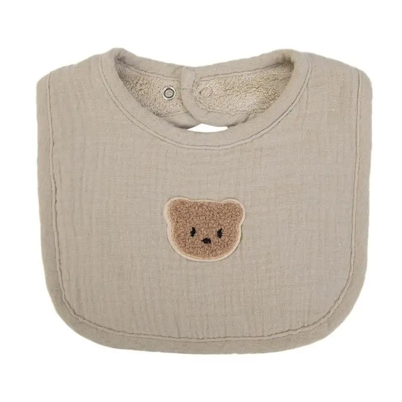 Soft Cotton Baby Bib | Feeding, Drooling & Teething Protection