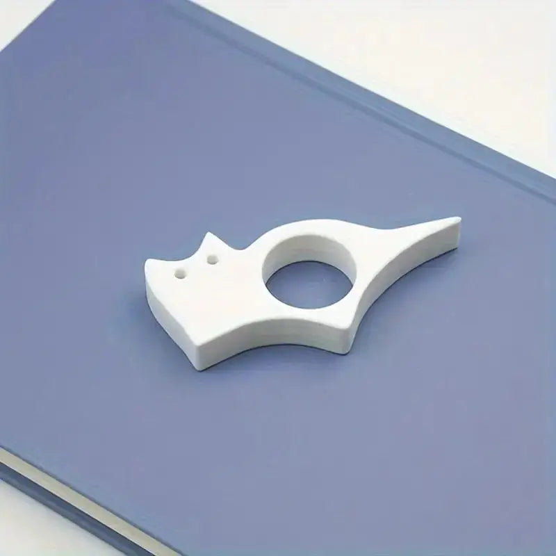 Ergonomic Plastic Thumb Bookmark Comfort Grip One-handed Use Page