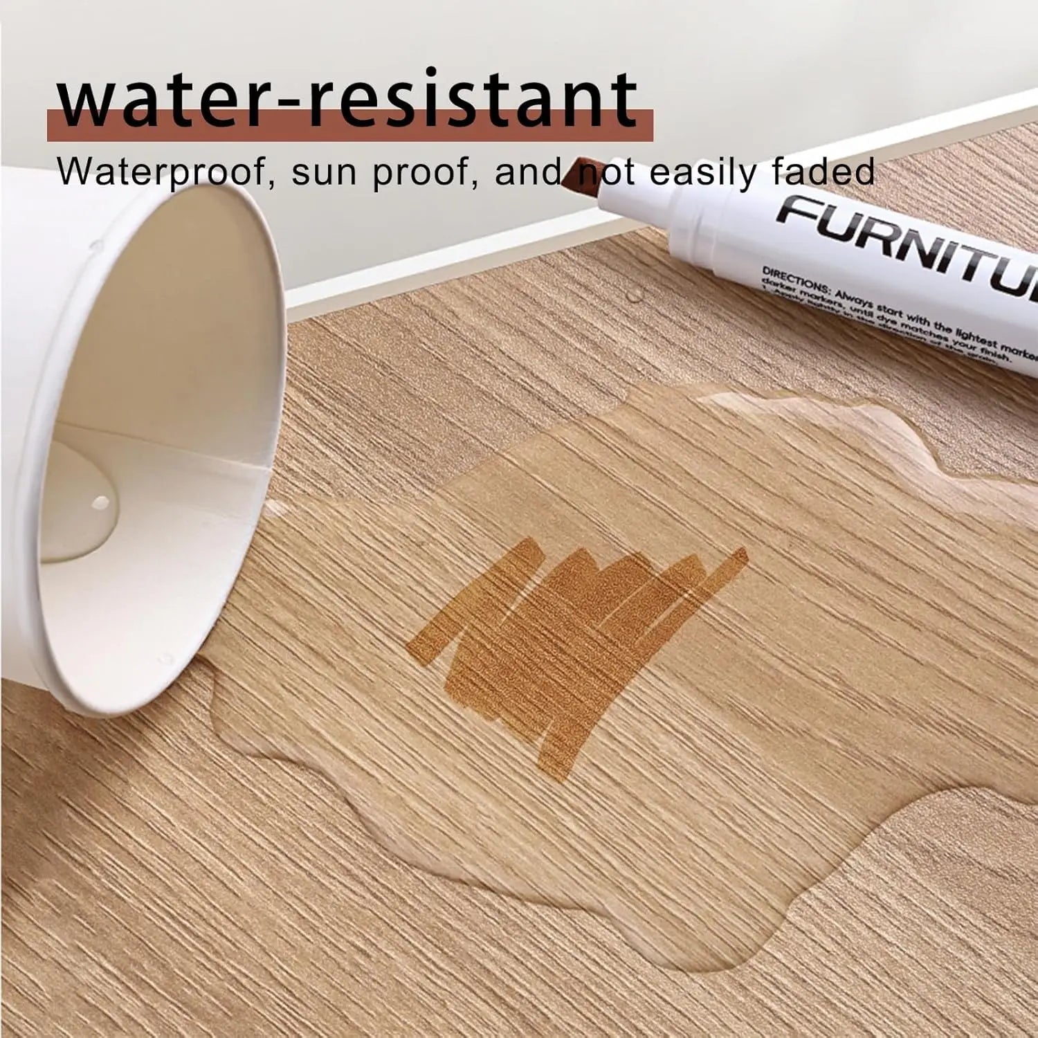 Wood Composite Grain Paint Furniture Touch-up Markers Pens Wood Floor,Furniture Markers Touch Up,touch up markers Peaceful Pleasures Health and Wellness
