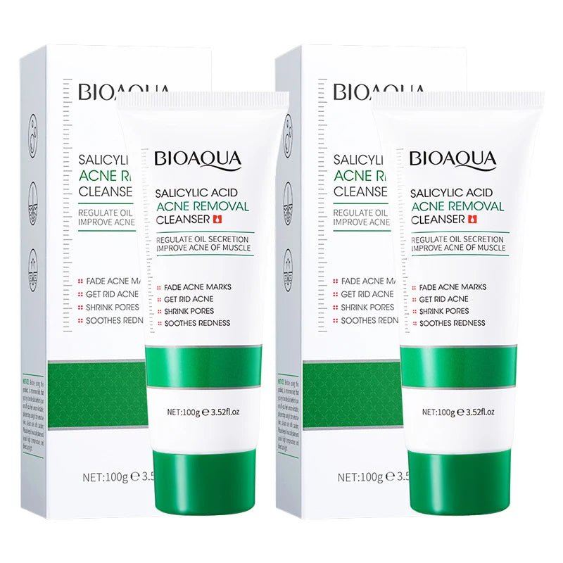 BIOAQUA Salicylic Acid Facial Cleanser – Acne & Oil Control
