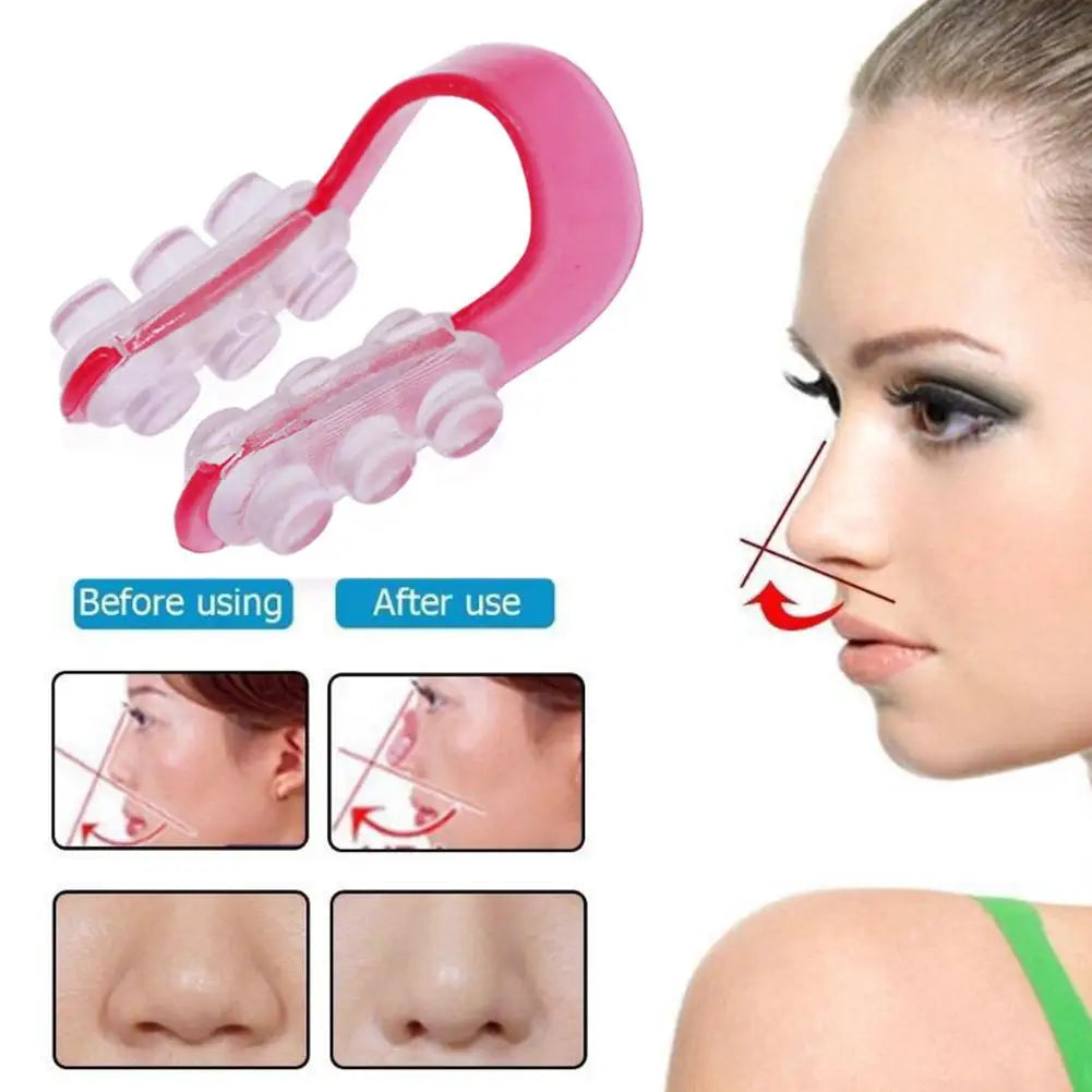 Nose Shaping Roller Nose Shaper Lifter Clip, Smooth Edge Tightening Nose Clip, Portable Nose Shaper Massager Skin Scraping Tool Peaceful Pleasures Health and Wellness