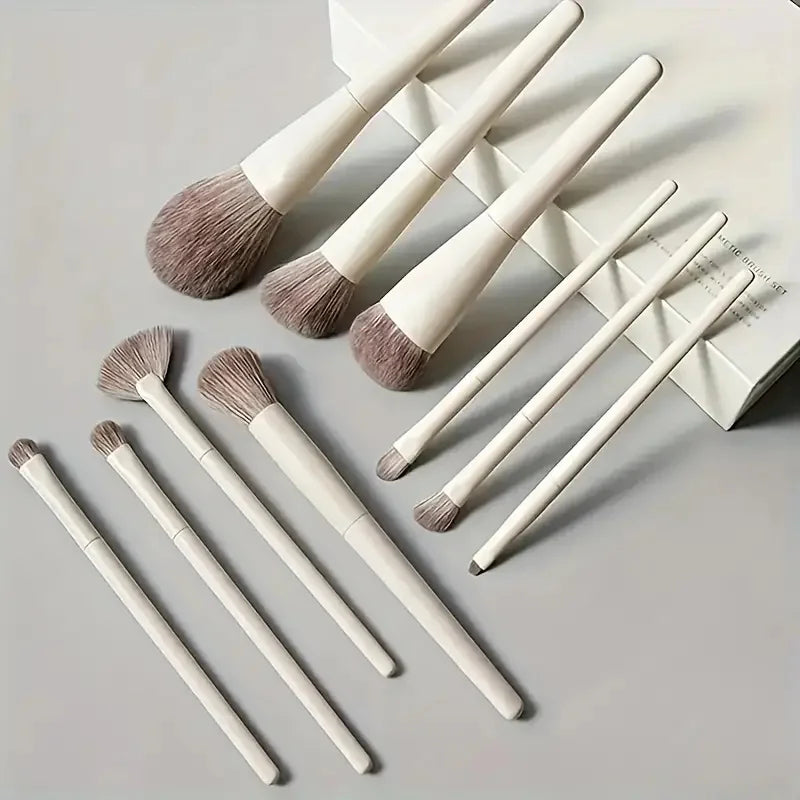 RUNTOIN 14-Pc Professional Soft Makeup Brush Set for Women