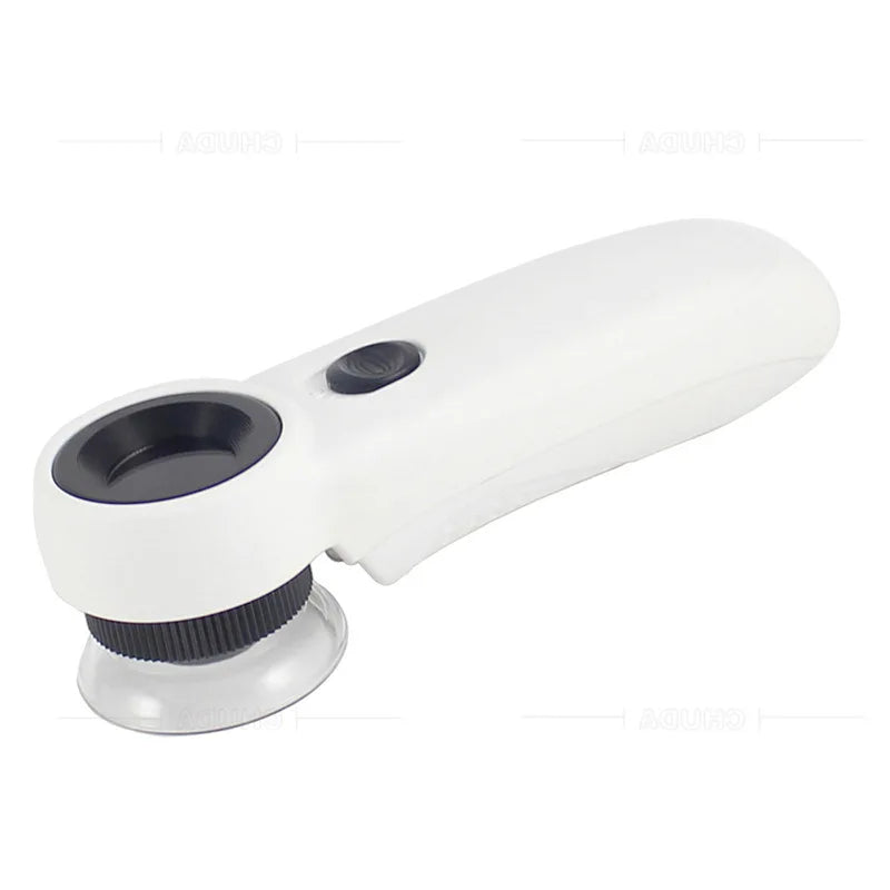 Jewelry Appraisal Led Magnifying Glass Handheld High Magnification Jewelry Mirror Gift with Lens Cover Peaceful Pleasures Health and Wellness 45x