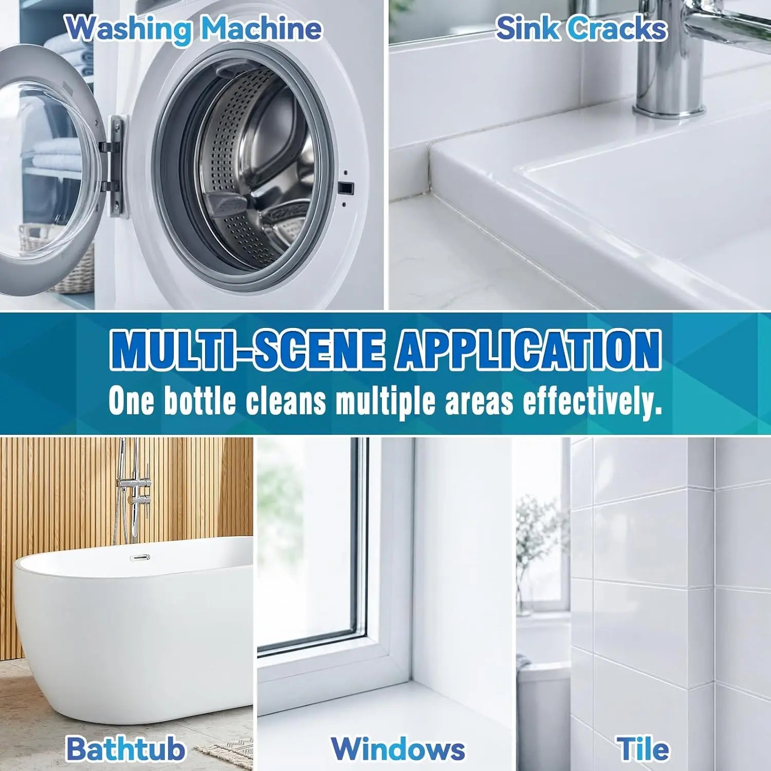 Mold Stain Remover Gel Washing Machine Cleaner for Bathroom Tile Grout Sink Fridge Kitchen Home Stain Cleaning Gel Peaceful Pleasures Health and Wellness
