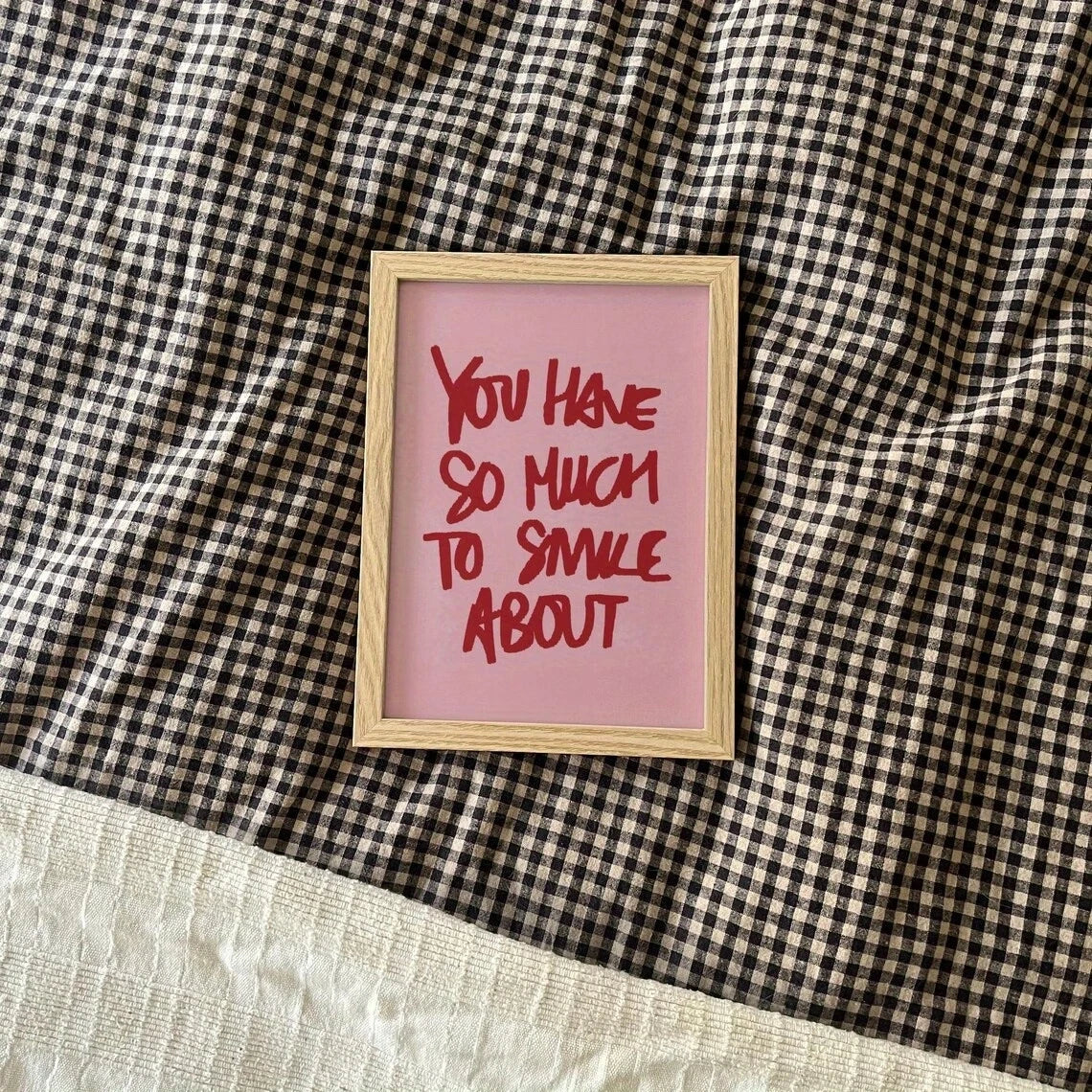 You Have So Much To Smile About Canvas Wall Art Print