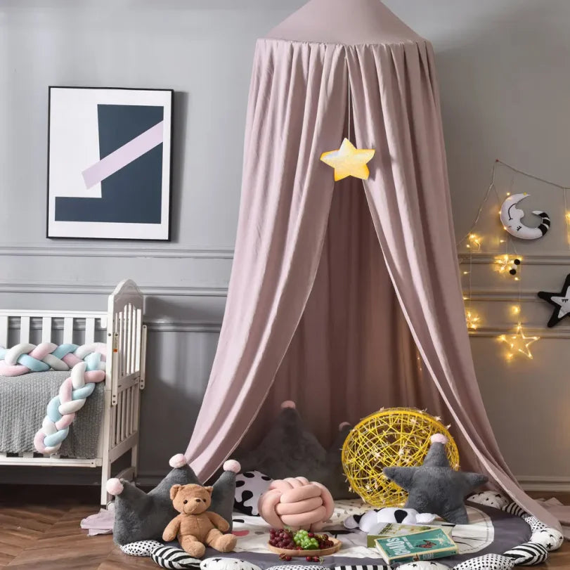 Kids Dome Bed Canopy Castle Play Tent & Mosquito Net