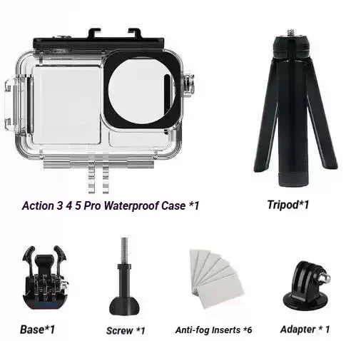 DJI OSMO Action 3/4/5 Pro 40M Waterproof Diving Housing Case