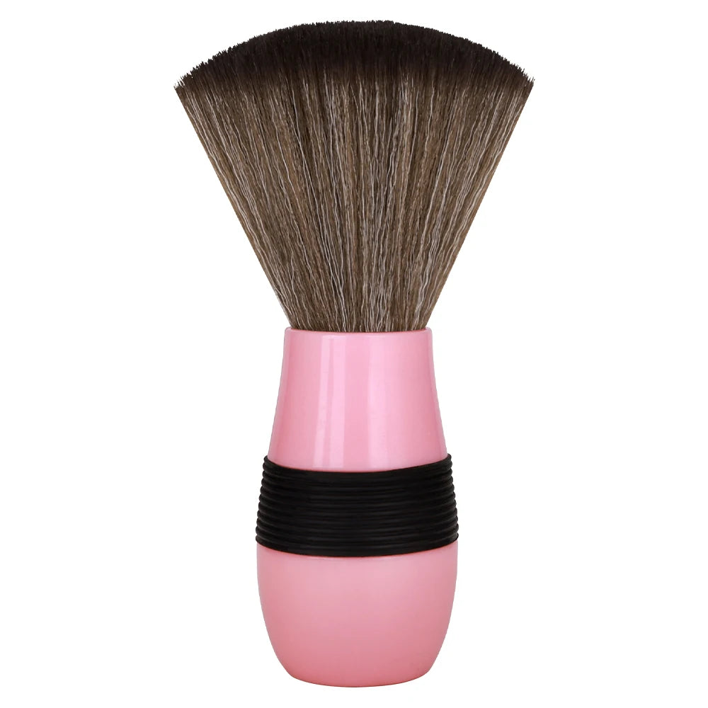 Colorful Barber Neck Brush Soft Bristle Hair Cleaning Duster Brush For Salon Home Hair Styling And Neck Cleaning Peaceful Pleasures Health and Wellness pink