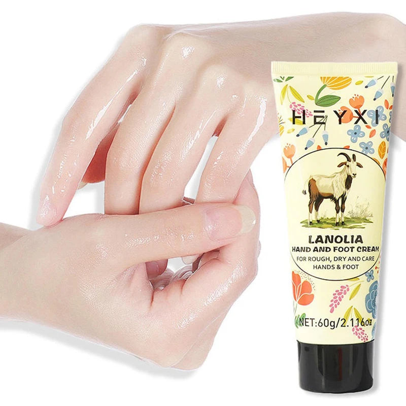 Lanolin Hand & Foot Cream Long-lasting Moisturizing Gentle Repair Chapped Skin Relieve Dryness Nourishing Smooth Skin Care Cream Peaceful Pleasures Health and Wellness