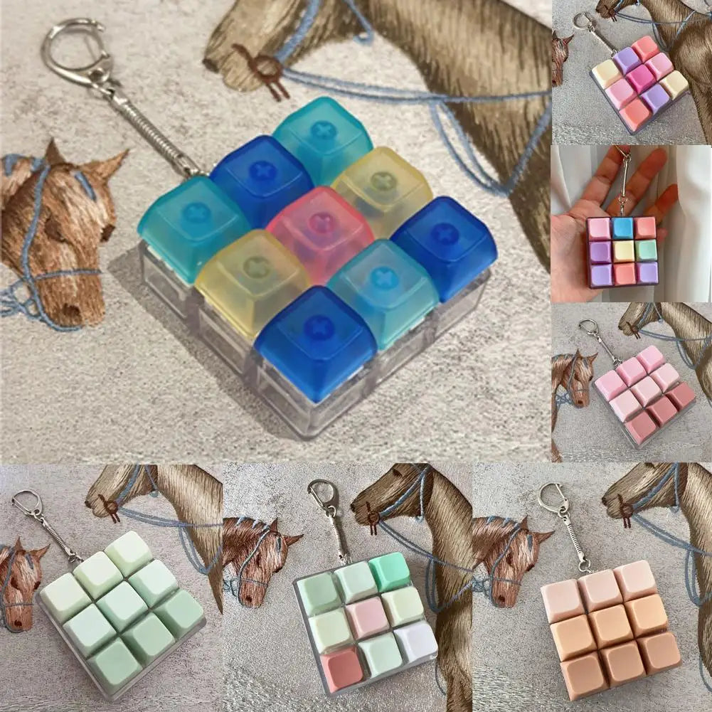 9-Key Fidget Keyboard Toy for Stress Relief Peaceful Pleasures Health and Wellness