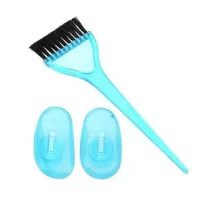 Hair Dye Brush Bowl Set with Ear Caps – Color Applicator Kit