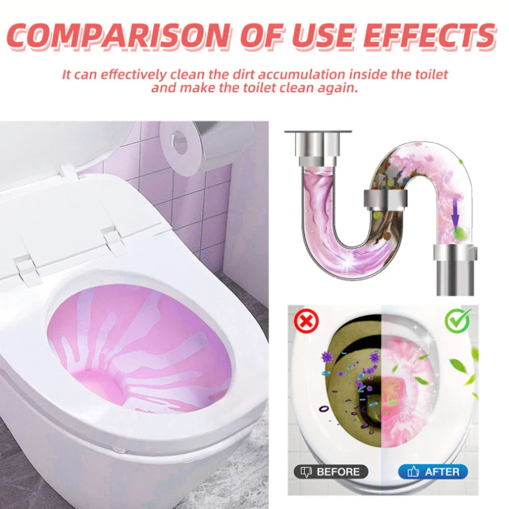 Toilet Cleaning Effervescent Tablets – Stain & Odour Remover