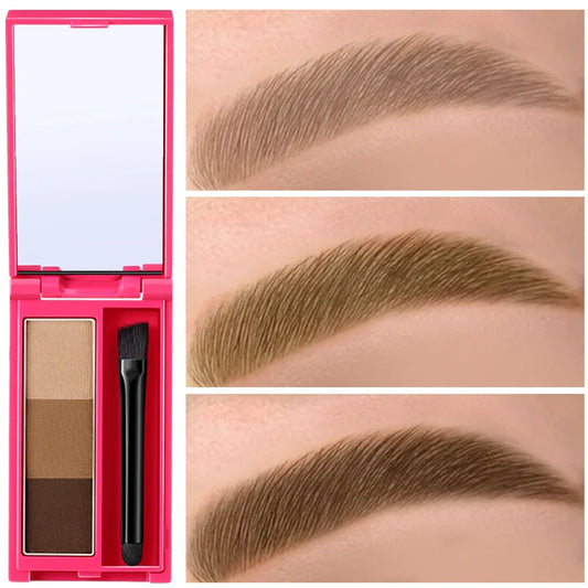 FAIRY GIRL Waterproof Eyebrow Powder Palette with Brush Eyebrow Powder Palette Oasis Select