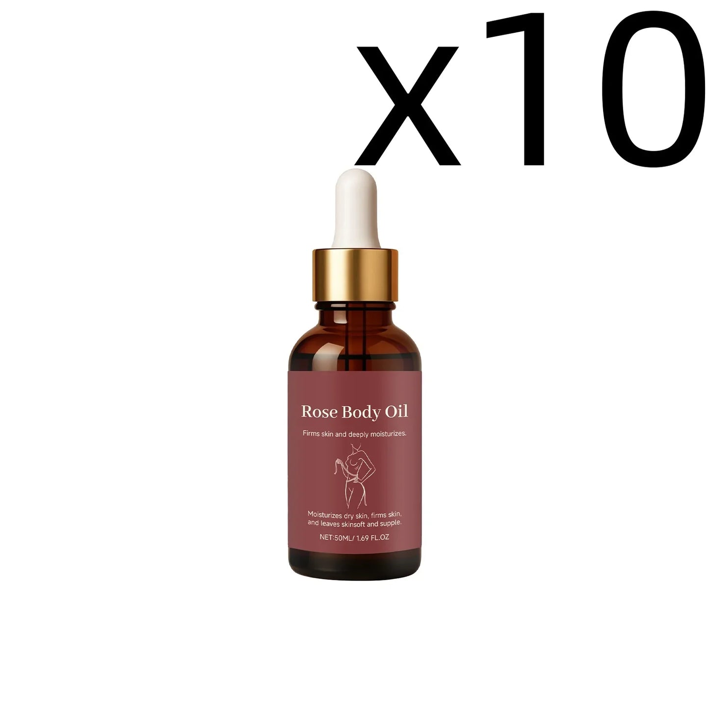 Rose Body Essential Oil Serum – Deep Moisture & Nourishment