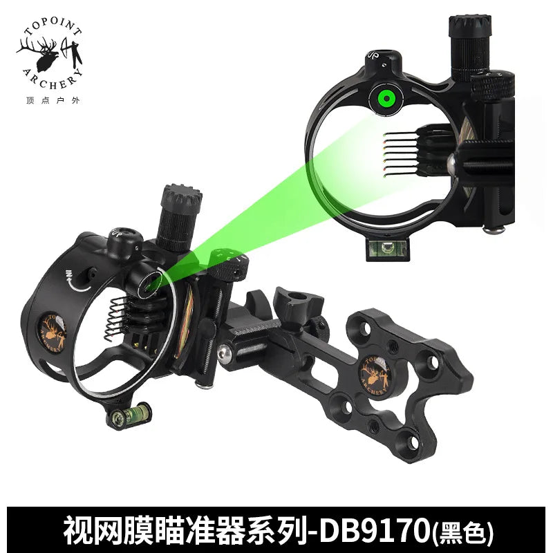 Topoint 5 7 Pin Bow Sights Compound Archery Sight DB Series Retina