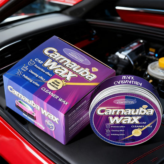 Car Wax Auto Paint Care Carnauba Paste Wax Brazilian Polishing Wax Paste High Gloss Shine Super Hydrophobic Coating Glazing Peaceful Pleasures Health and Wellness