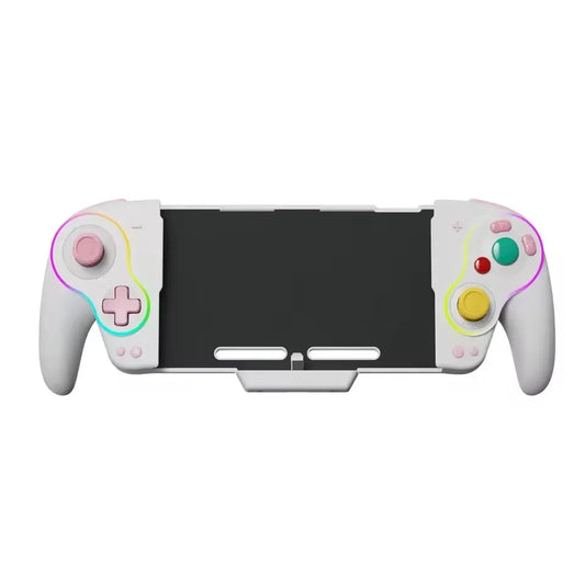AyeBeau Wired USB Gamepad for Nintendo Switch & OLED | RGB Wired Game Controller Oasis Select white