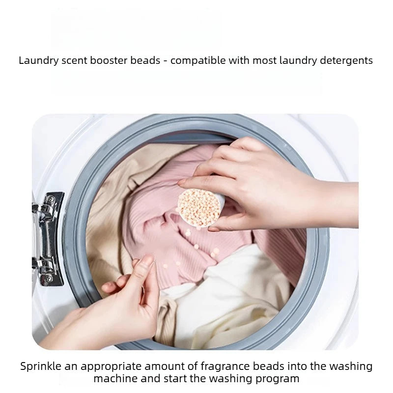 Fragrant Laundry Beads Long Lasting Scent Remove Odor Inhibit Bacteria Kill Mites Antistatic Soften Clothes Color Protection Peaceful Pleasures Health and Wellness