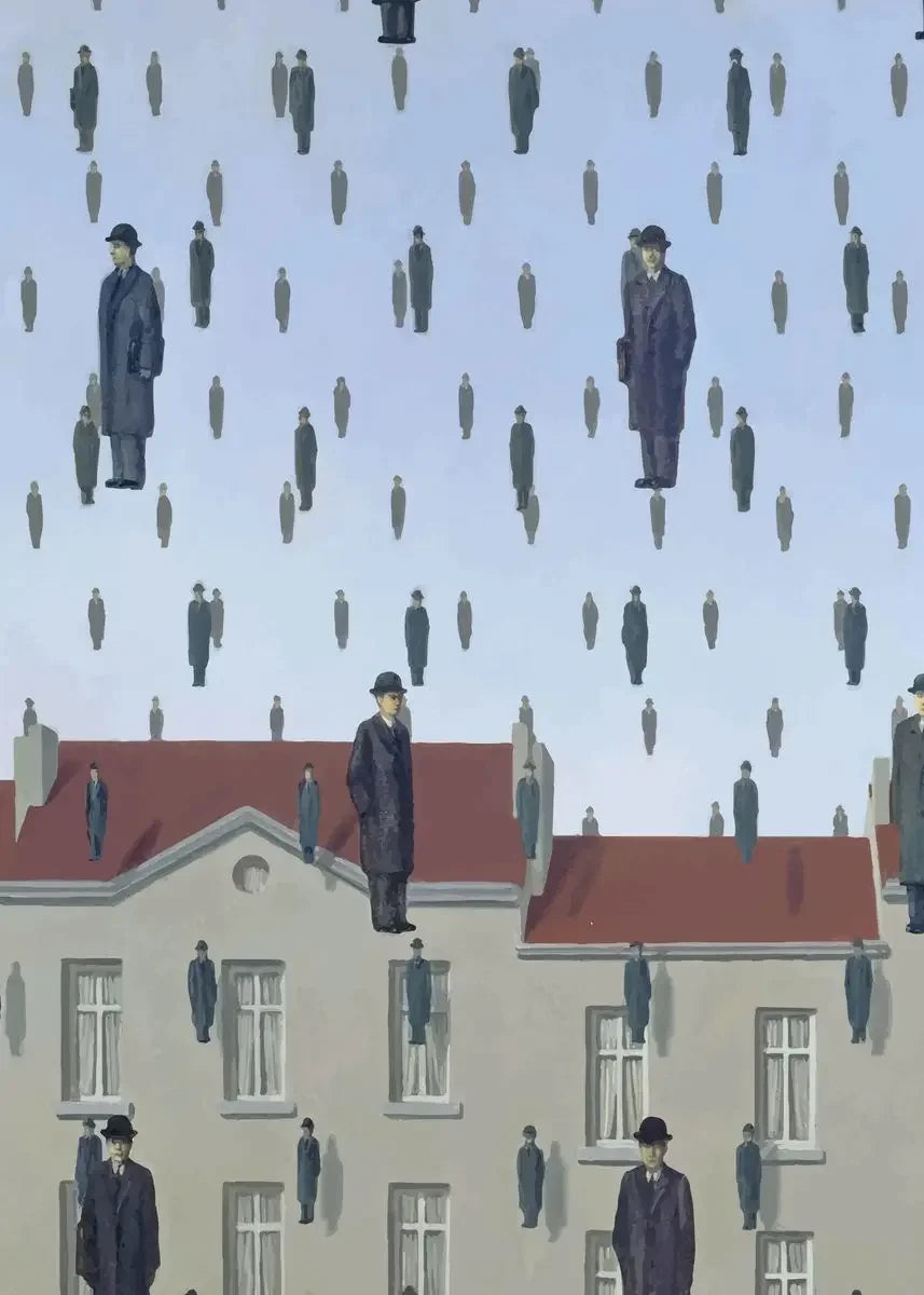 Rene Magritte Surrealist Canvas Wall Art Print | Unframed Poster