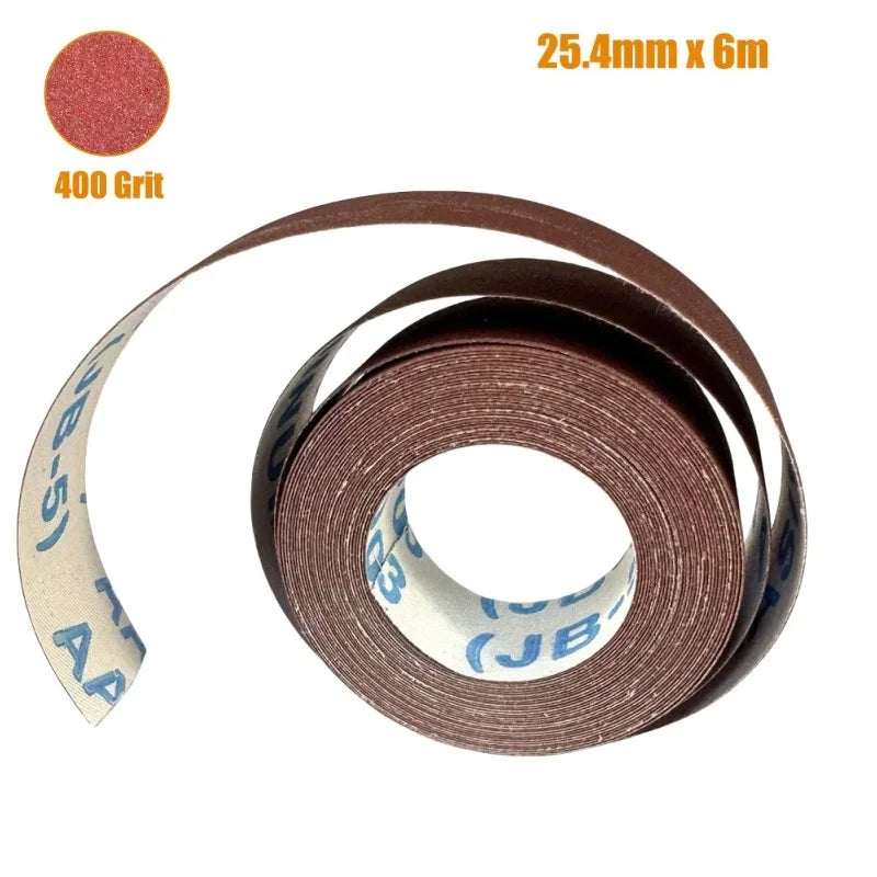 Abrasive Sandpaper Roll 6M x 25cm – Grit 80 to 600 Emery Cloth Peaceful Pleasures Health and Wellness Single Roll P400