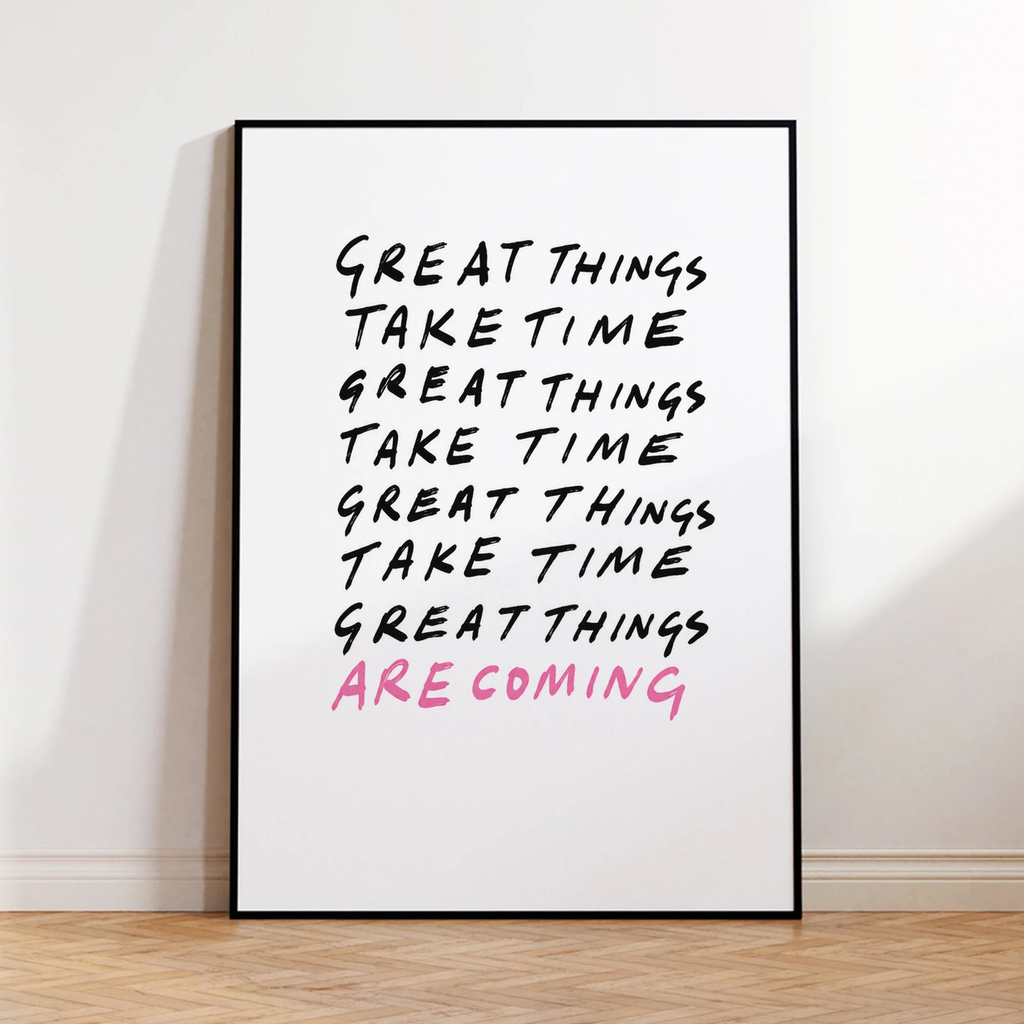 Minimalist Inspirational Canvas Wall Art Print | Home Decor