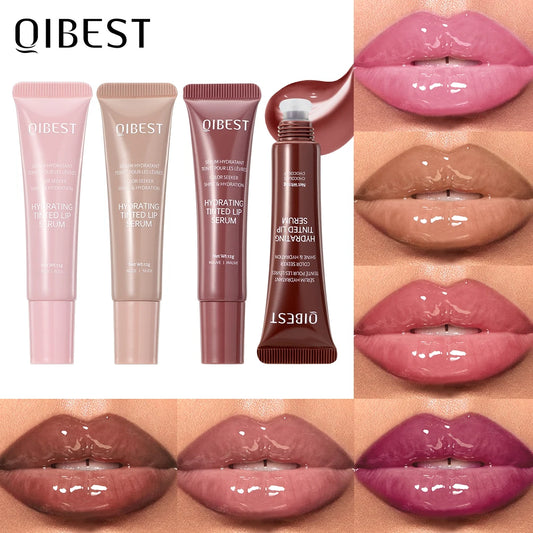 QIBEST Crystal Lip Balm Moisturizing Lip Gloss Oil Jelly Lipgloss Long Lasting Liquid Lipstick Hydrating Tinted Lip Serum Makeup Peaceful Pleasures Health and Wellness