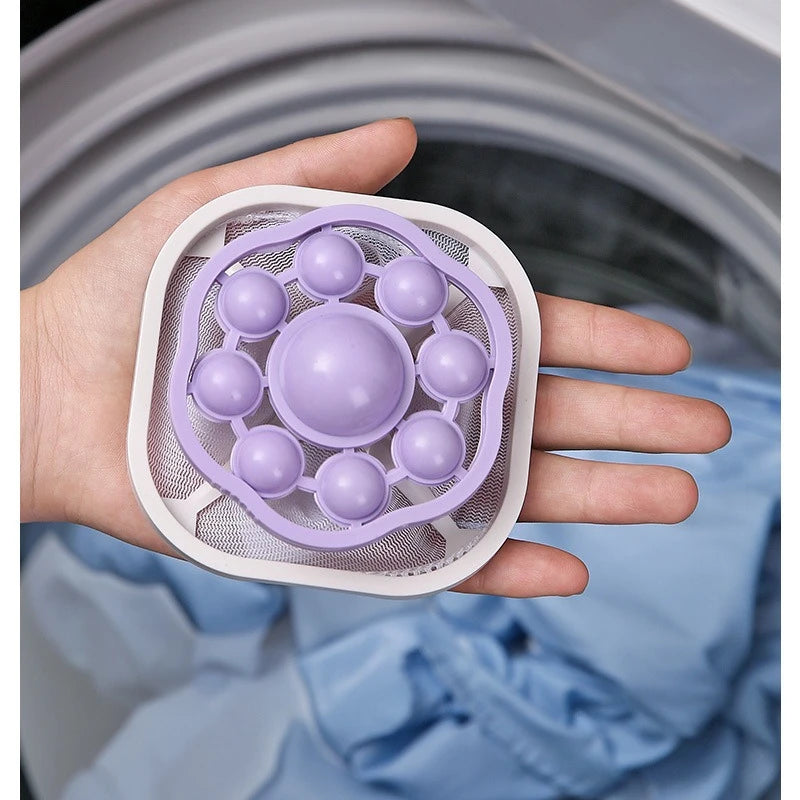 Washing Machine Laundry Ball Filter – 8pc Hair & Lint Remover Laundry Filter Balls Peaceful Pleasures Health and Wellness
