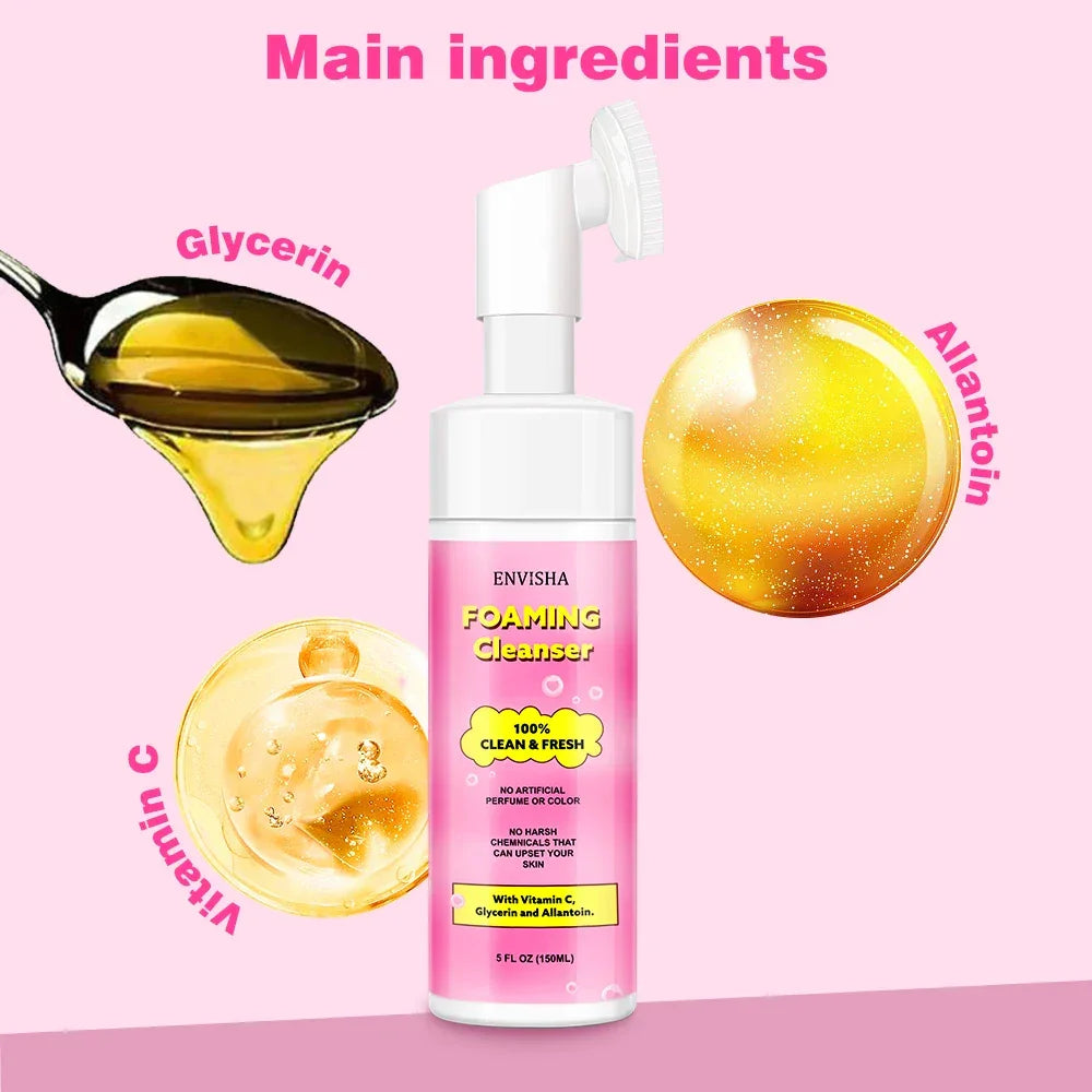 ENVISHA Foaming Cleanser – Oil Control & Pore Minimizing 150ml Facial Cleanser Peaceful Pleasures Health and Wellness