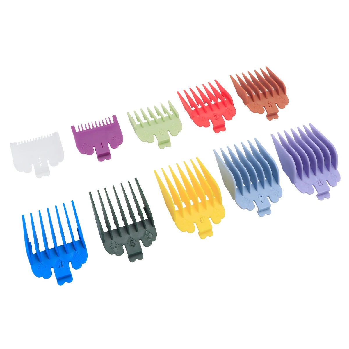 10Pcs/Set Universal Hair Clipper Limit Comb Salon Cutting Guide Replacement Set Professional Electric Hair Trimmer Accessories Peaceful Pleasures Health and Wellness