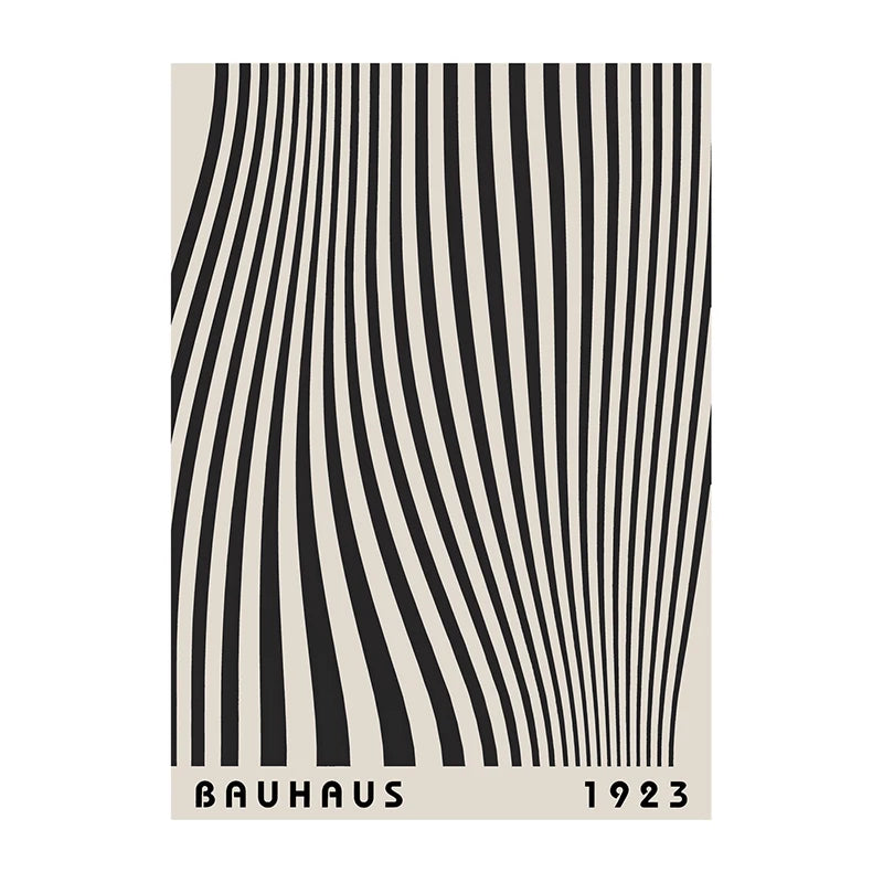 Bauhaus Exhibition Chair Canvas Print | Modern Wall Art Décor