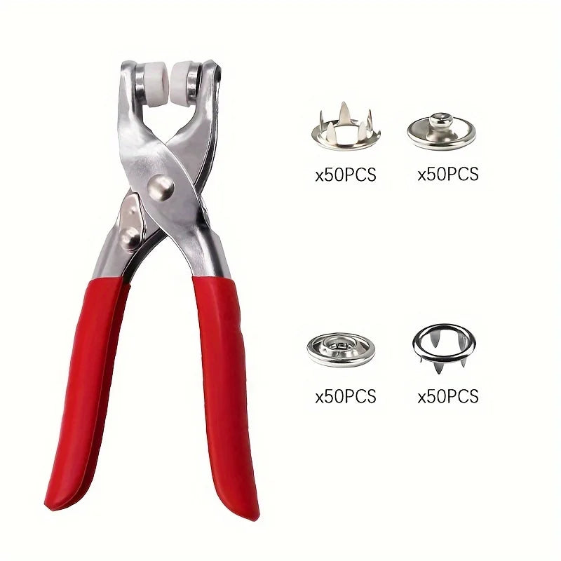 Stainless Steel Snap Fastener Pliers Easy-to-use DIY Clothing Button