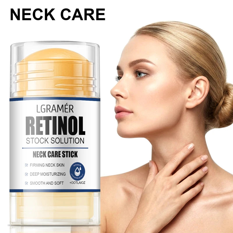 LGRAMER Retinol Neck Firming Cream Stick | Face & Neck Moisturizer