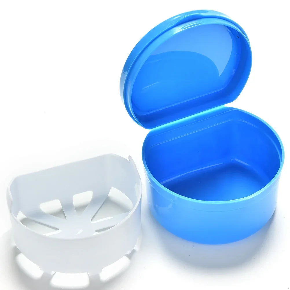 Cleaning and Storage Box for Denture and Orthodontic Retainer, Hanging Net Container Peaceful Pleasures Health and Wellness