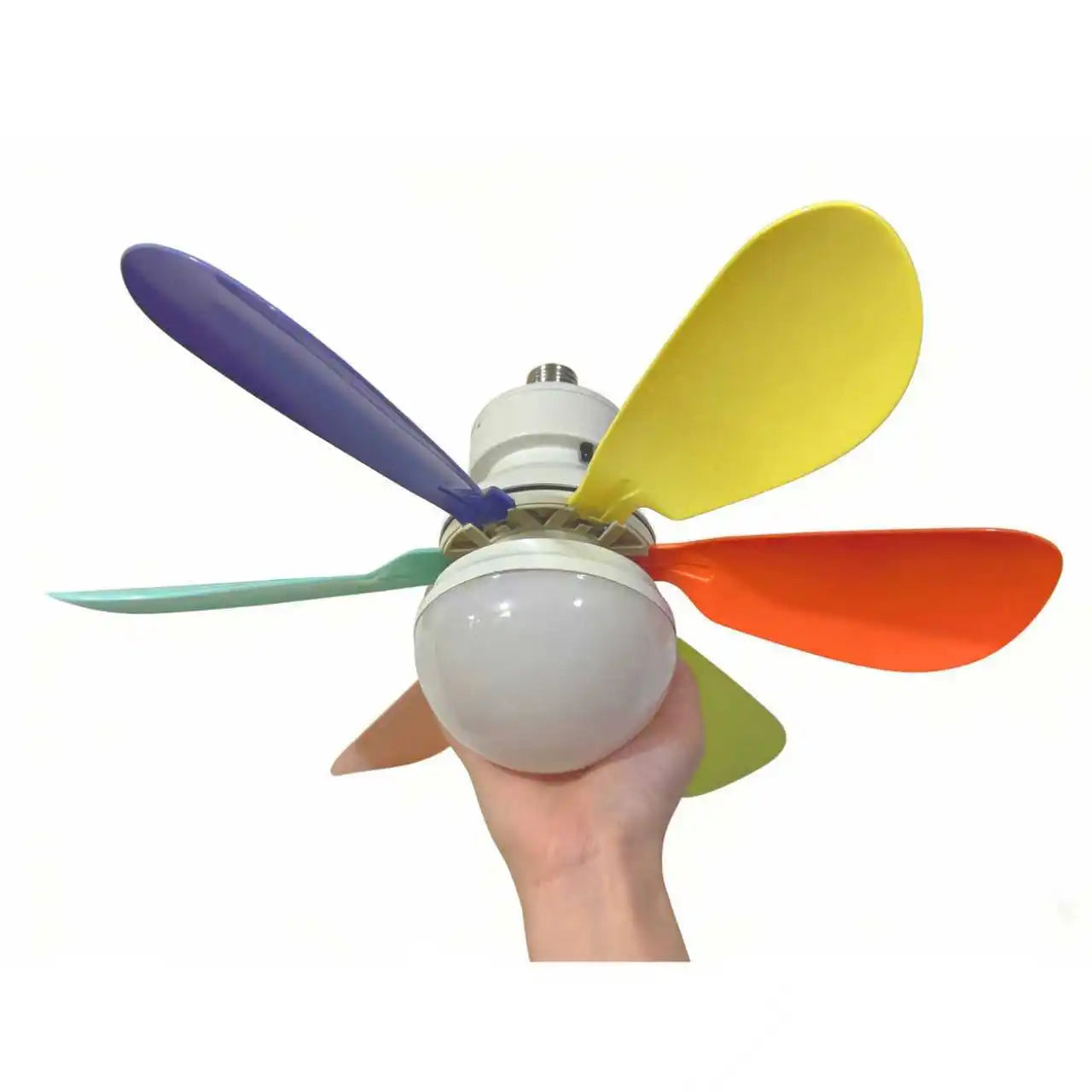 E27 Socket Ceiling Fan with LED Light & Remote | RTONTR