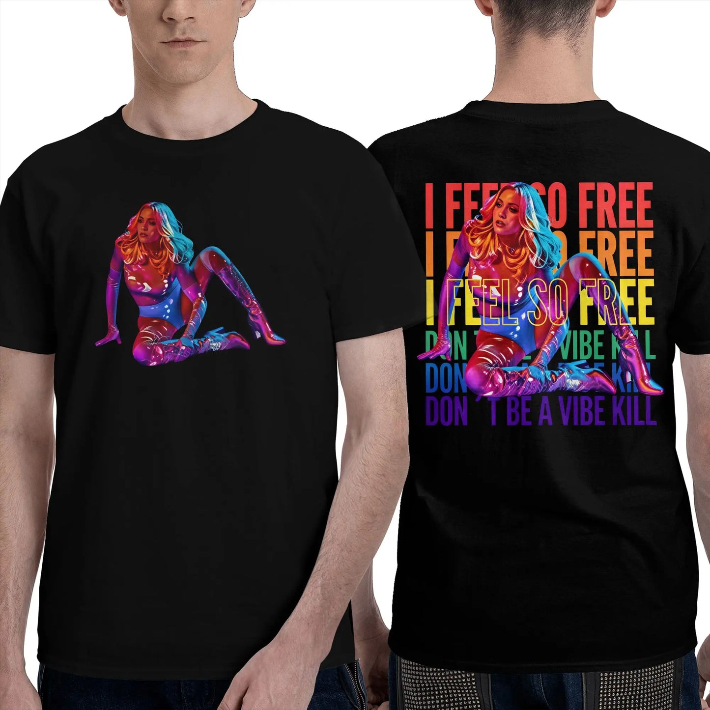 Madonnas Confessions II Album 2026 T-Shirt Male Y2K Cotton T-Shirts Summer Comfortable Novelty Tees Hot Sale Oversize Clothes Peaceful Pleasures Health and Wellness