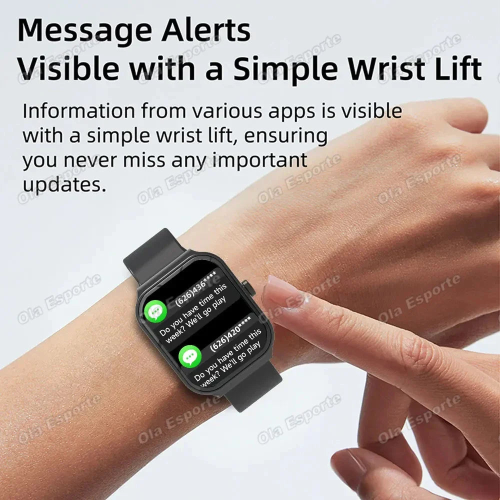 Ola Esporte HT30 Smart Watch – 2.01" HD Bluetooth Fitness Watch