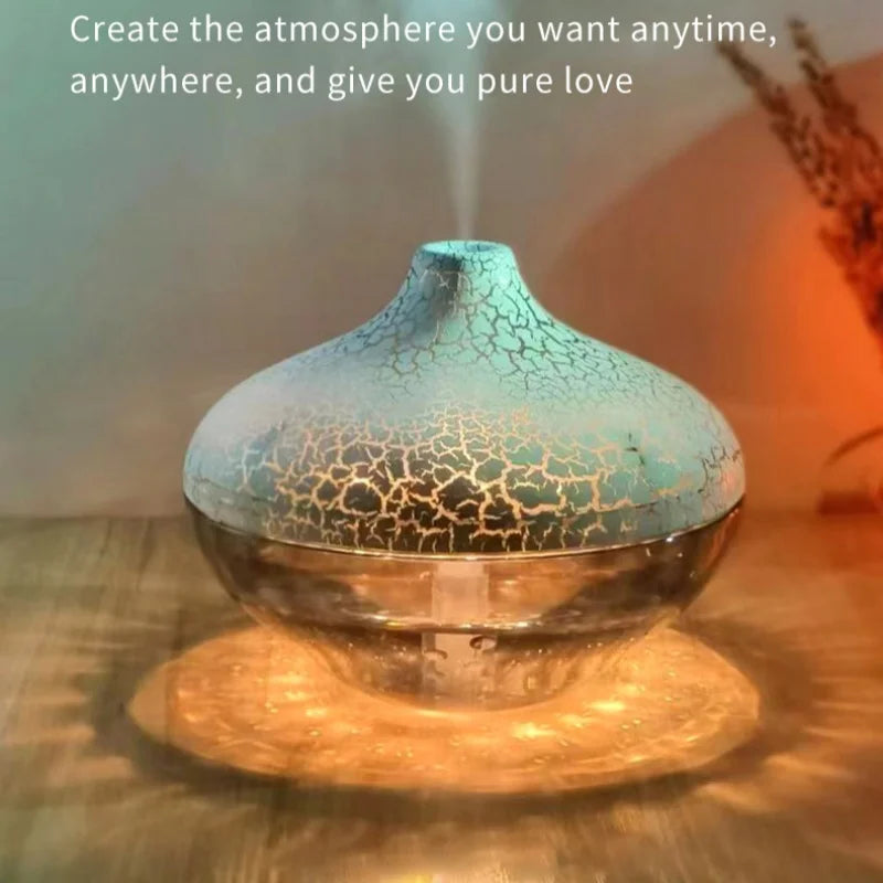 Crystal Ball Desktop Humidifier with 7-Color LED Atmosphere Light