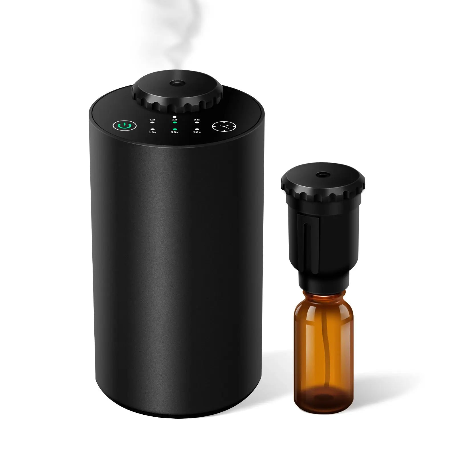 Waterless Essential Oil Diffuser Ultrasonic Aromatherapy Battery Operated Aroma Diffuser with Timed 3 Mist Levels car Diffuser Peaceful Pleasures Health and Wellness Default Title