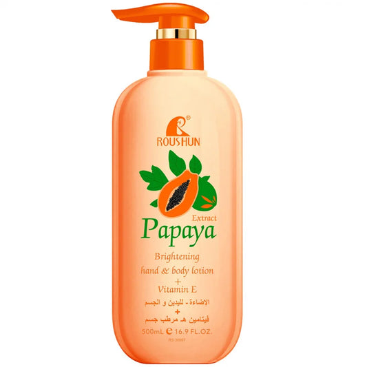 ROUSHUN Papaya Body Lotion 500ml – Moisturizing & Non-Greasy Body Lotion Oasis Select