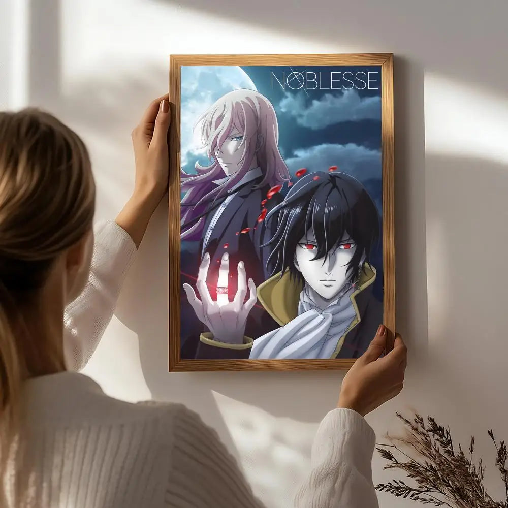 Anime N-Noblesse Poster HD Self Adhesive Waterproof Wall Art Ideal for Home Office Dorm Bedroom Great Gift Peaceful Pleasures Health and Wellness White3 30X40cmNoframe