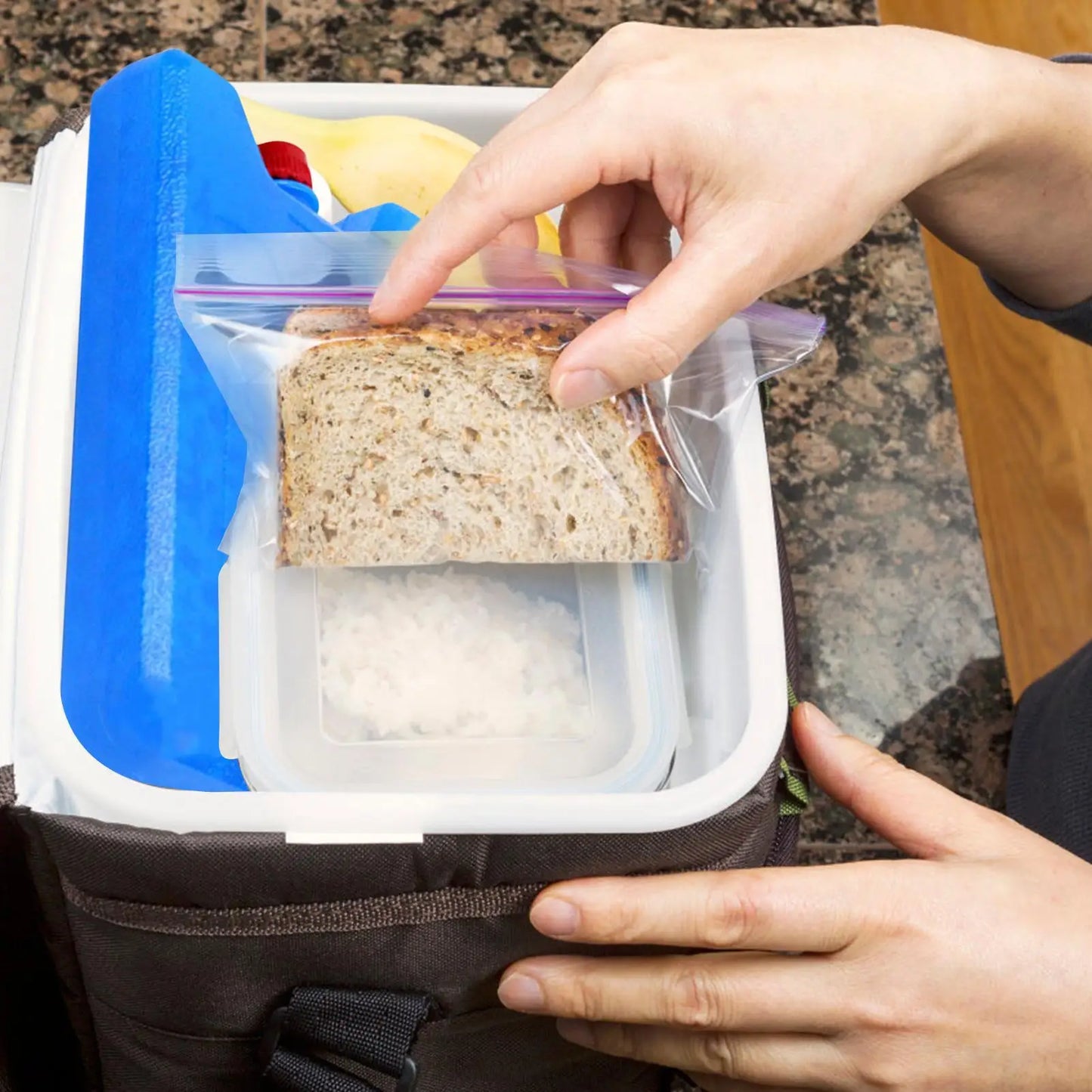 Reusable PE Ice Crystal Cooling Pack – Lunch & Cooler Box