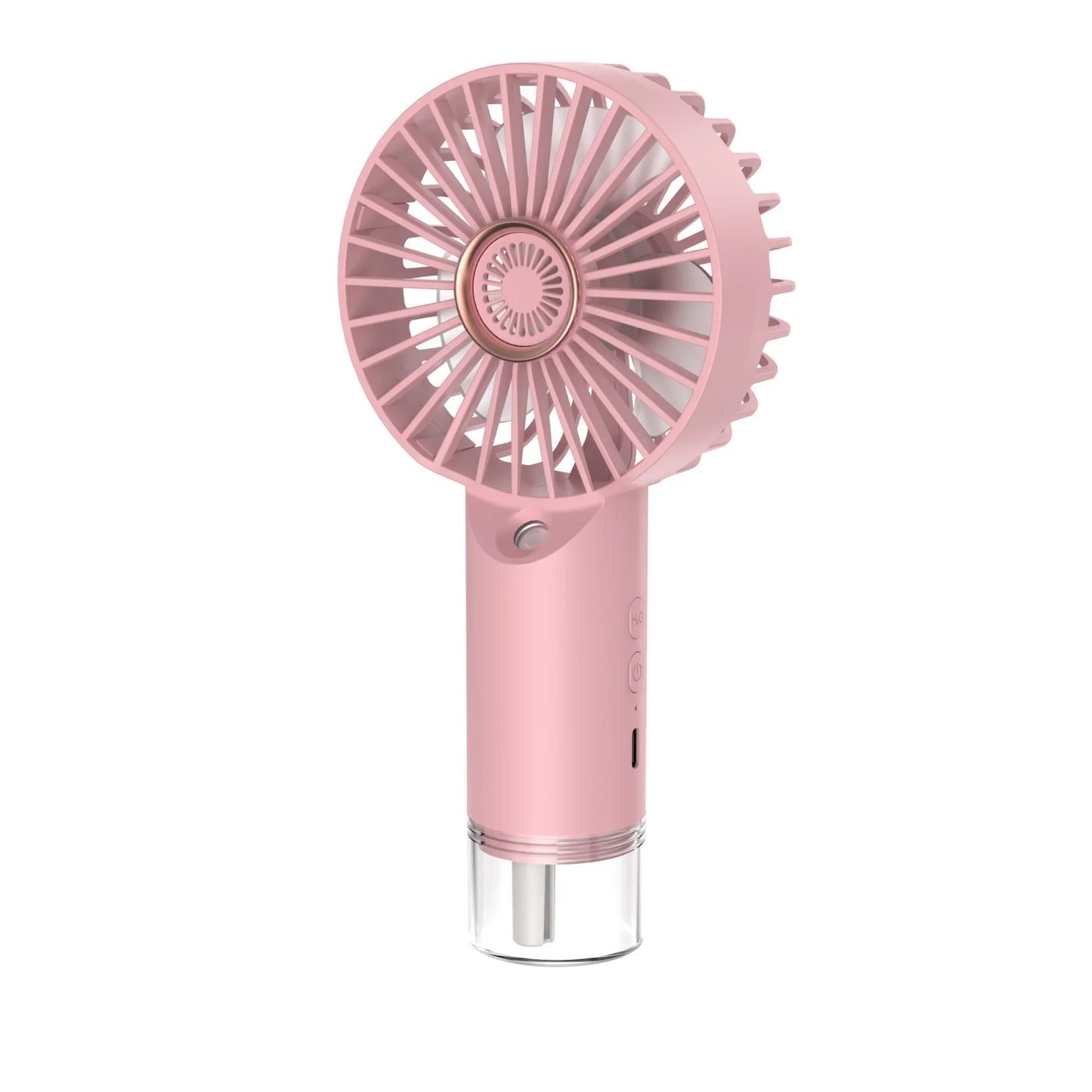 Handheld Spray Mist Fan – USB Rechargeable Portable Cooling