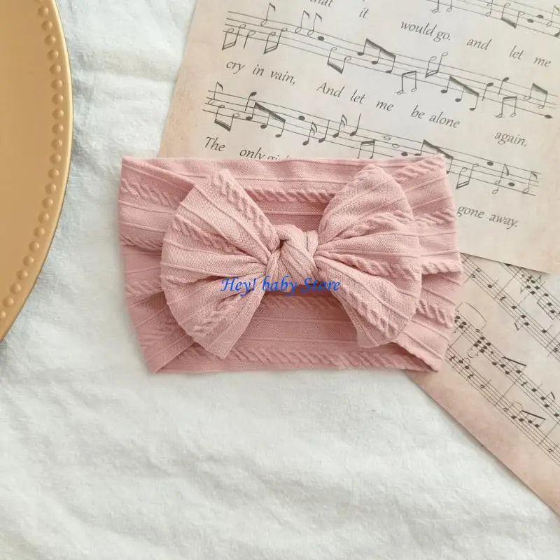 Soft Bow Headband for Baby Girls & Infants | Wide Band