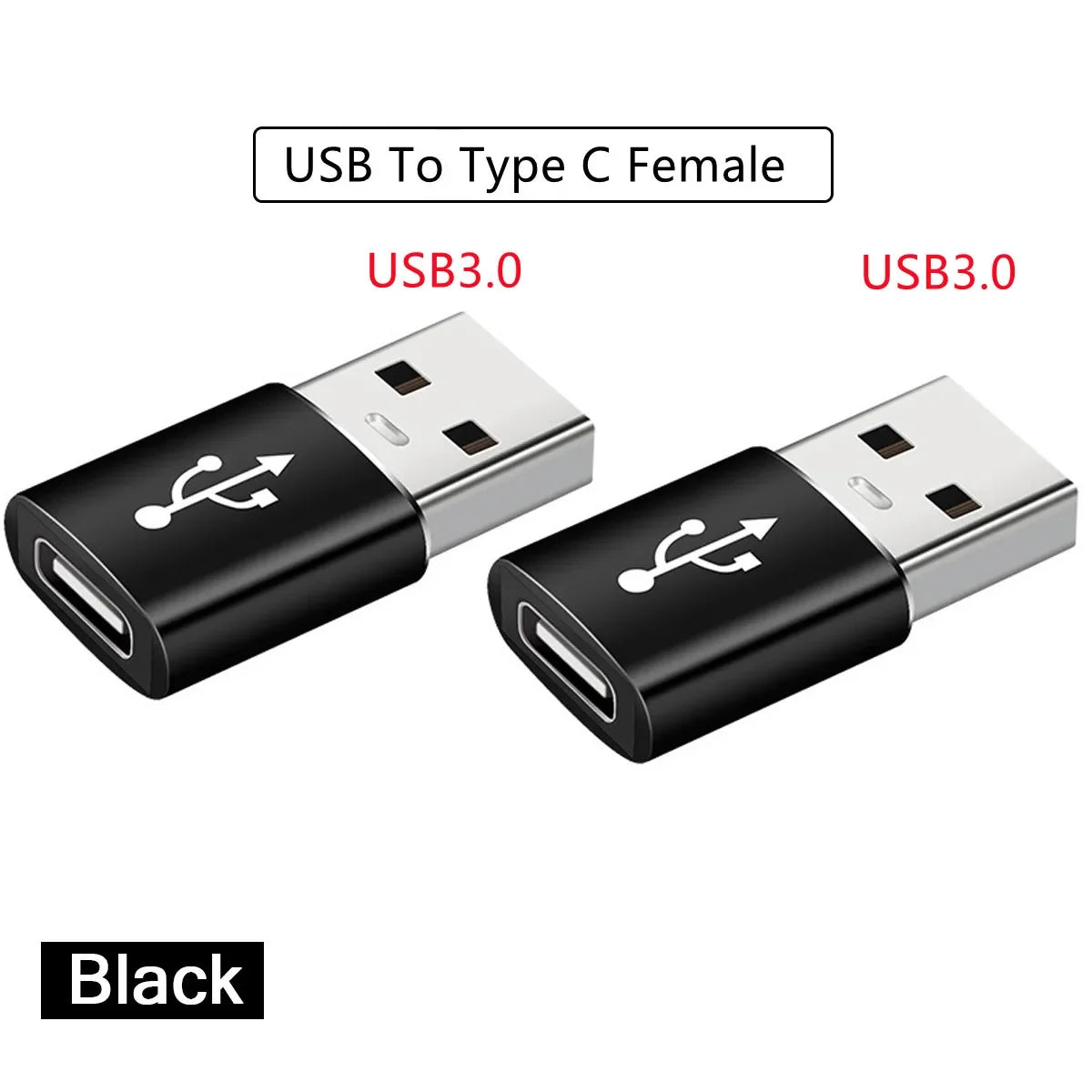1-8PCS Type C To USB 3.0 OTG Adapter USB C Male To USB Female Converter For Laptop Macbook Samsung Xiaomi USB C OTG Connector Peaceful Pleasures Health and Wellness 2pcs USB-Type C