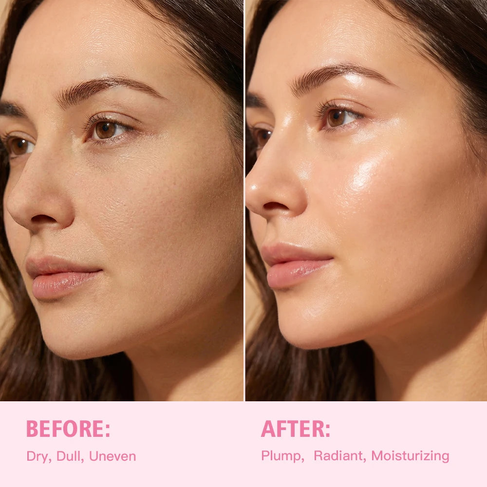 PDRN Pink Collagen Volume Multi Balm Deep Hydration Moisturization Brighten Skin Plump Smooth Radiant Portable Collagen Stick Peaceful Pleasures Health and Wellness