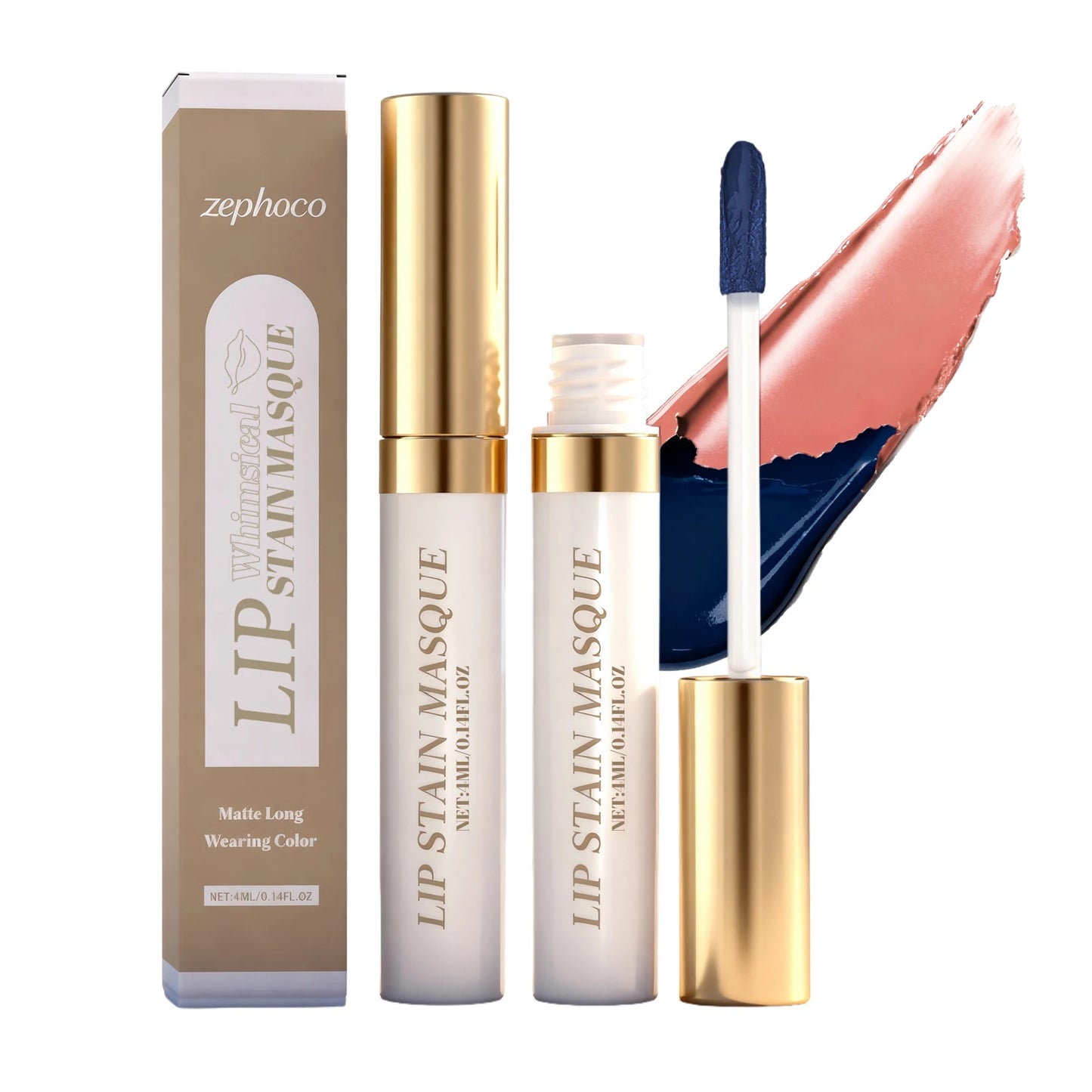 Zephoco Matte Peel Off Lip Gloss – Moisturizing & Plumping
