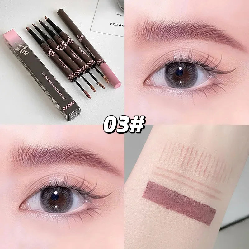 2-in-1 Eyebrow Pencil & Brow Tint Kit – Waterproof Natural Look