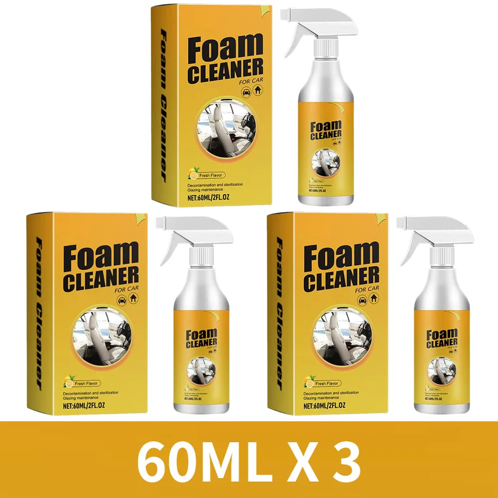 Car Interior Foam Cleaner Spray – Seats, Dashboard & More